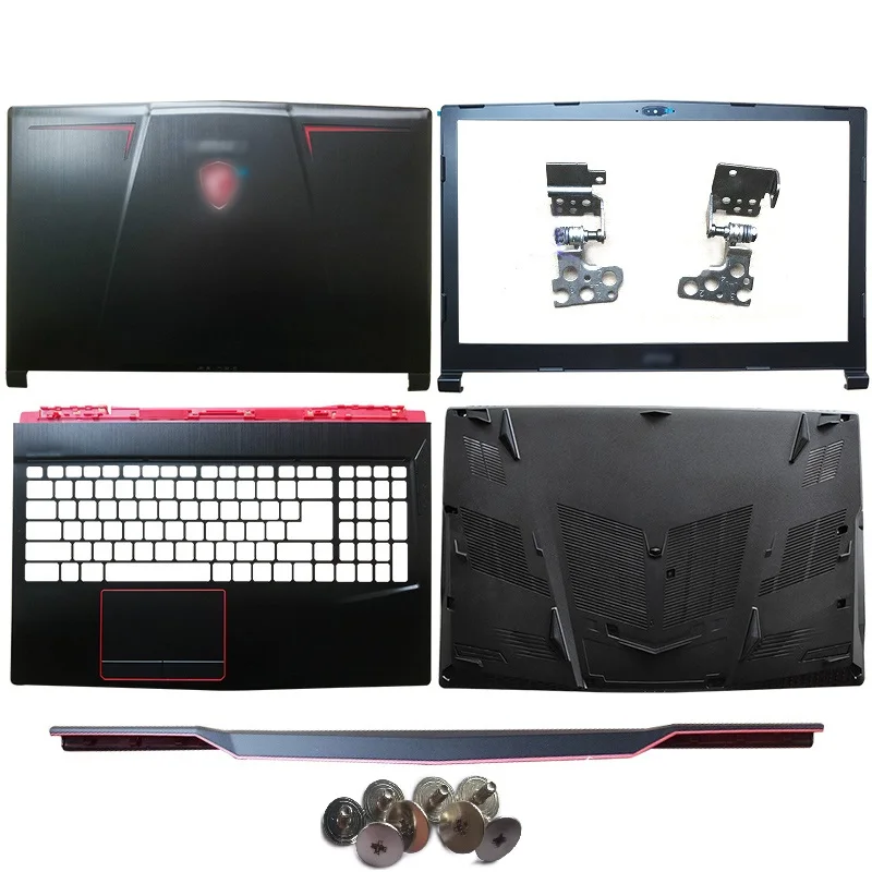 

NEW Laptop LCD For MSI GE63 GE63VR-7RT-7RE MS-16P1 MS-16P5 LCD Back Cover/Front Bezel/Hinges/Hinges Cover/Palmrest/Bottom Case