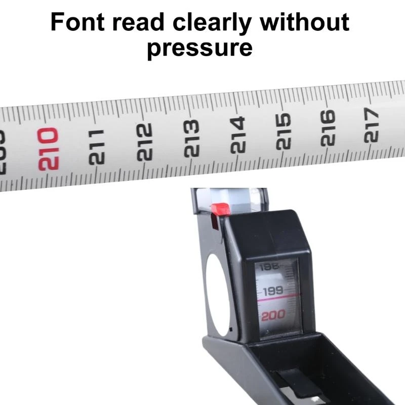 200 Wand montierte Stadiometerhöhe Messmesser Höhe Messband Wachstum Lineal für Home School -Kliniken