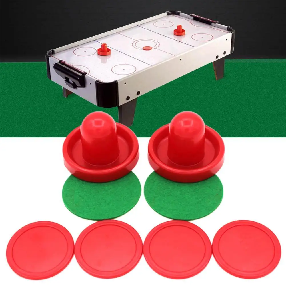 

Top Puck air hockey table 1set Adult Game Tables Air Hockey Accessories 76mm Strikers Table Hockey Table Accessories
