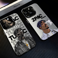 Rapper 2pac Singer Tupac Phone Case For iPhone 16 15 14 13 12 11 mini Pro Max X XR XSMAX 8 7 Plus Anti Fall Matte Back Cover