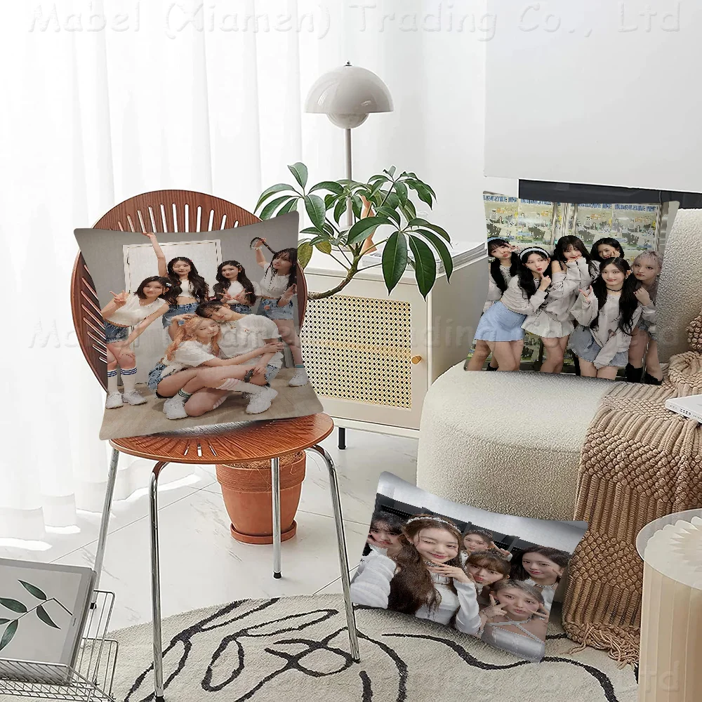 

Korea Kpop I-Ive Personalized Pillow Dust Cover Bedroom Kids Party Decoration Pillowcase Birthday Children Gift