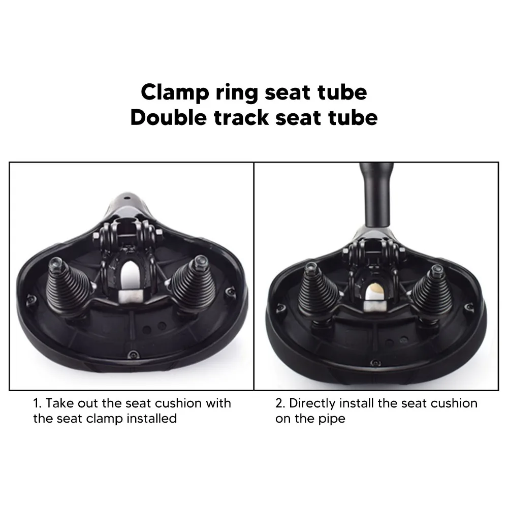 

Waterproof Bike Seat Breathable Hollow 260 X 260mm Bike Seat Cushion Wide Oversized Bicycle Saddle Bike Saddle Replacement