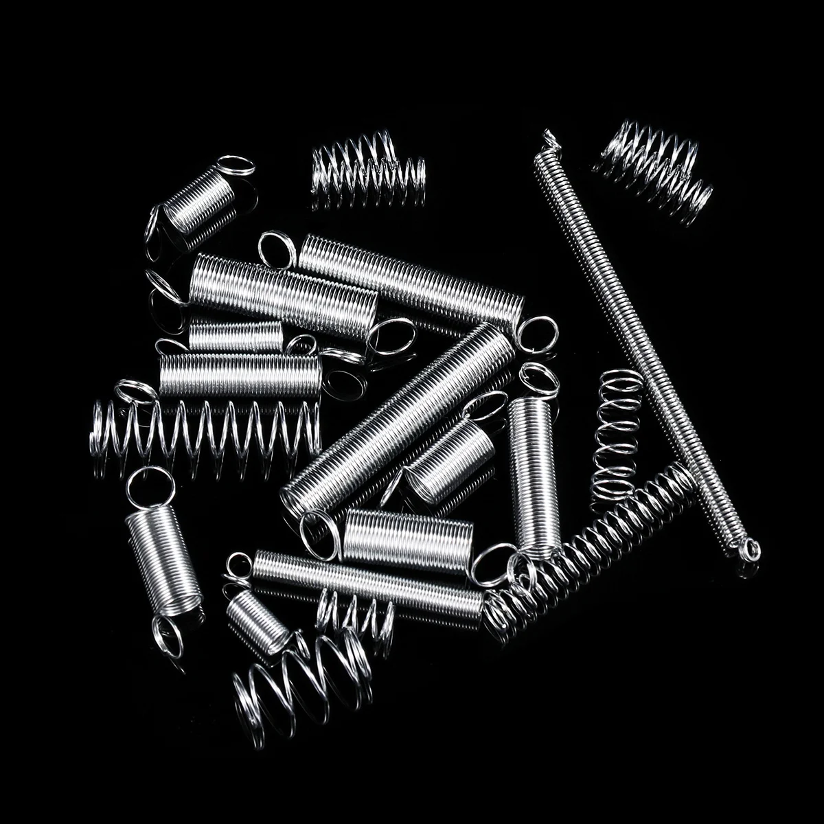 

200 шт., пружинный ассортимент, оцинкованные спиральные пружины для автомобильного двигателя, медицинская электроника, удлинительный пружинный комплект, комплект оборудования