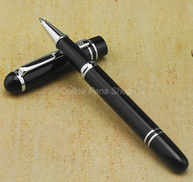 Caneta esferográfica Duke Professional preta e prateada DR220