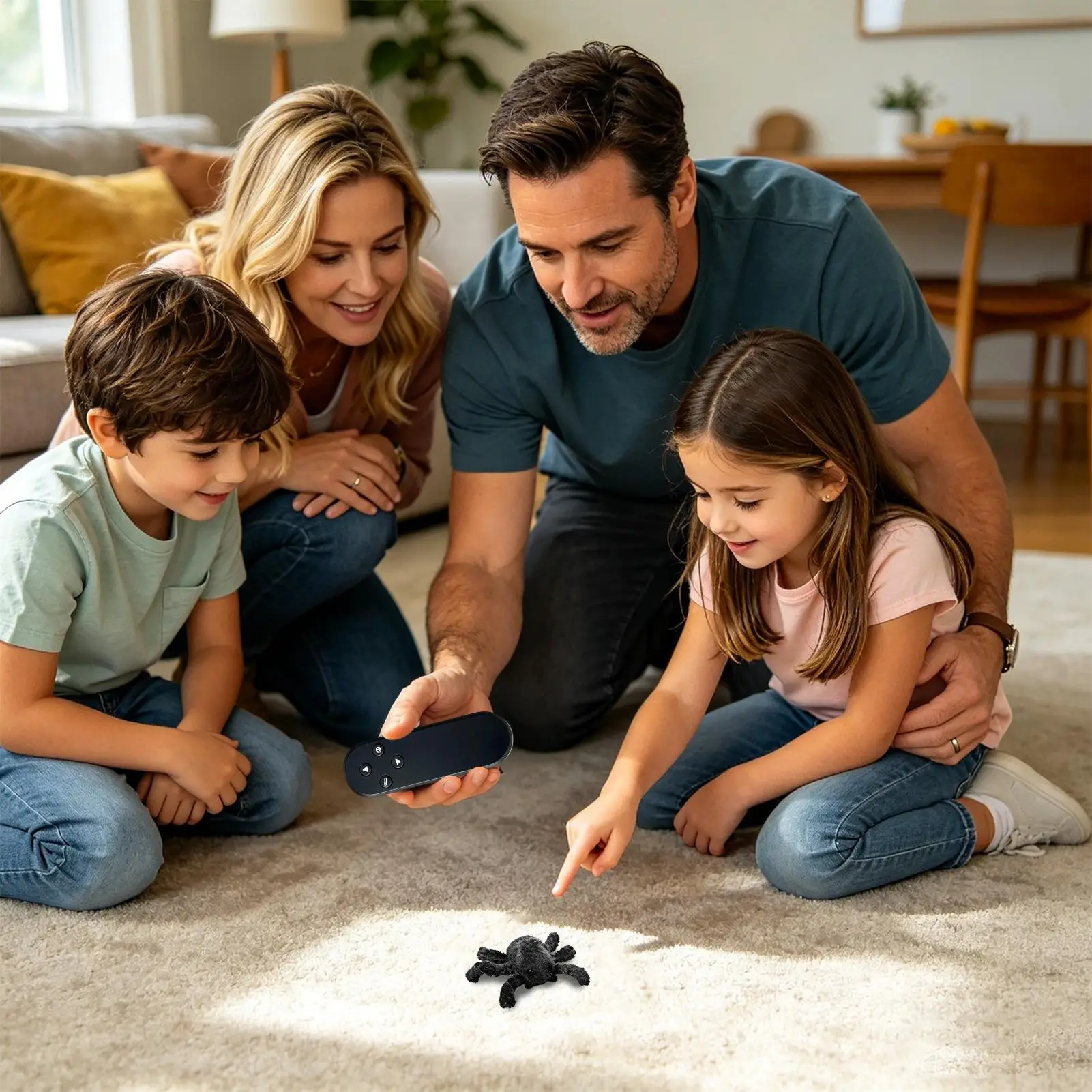 

Игрушка-паук, забавная мягкая реалистичная игрушка-животное с подсветкой, крутые детские игрушки для игр родителей и детей, для дома, улицы, путешествий