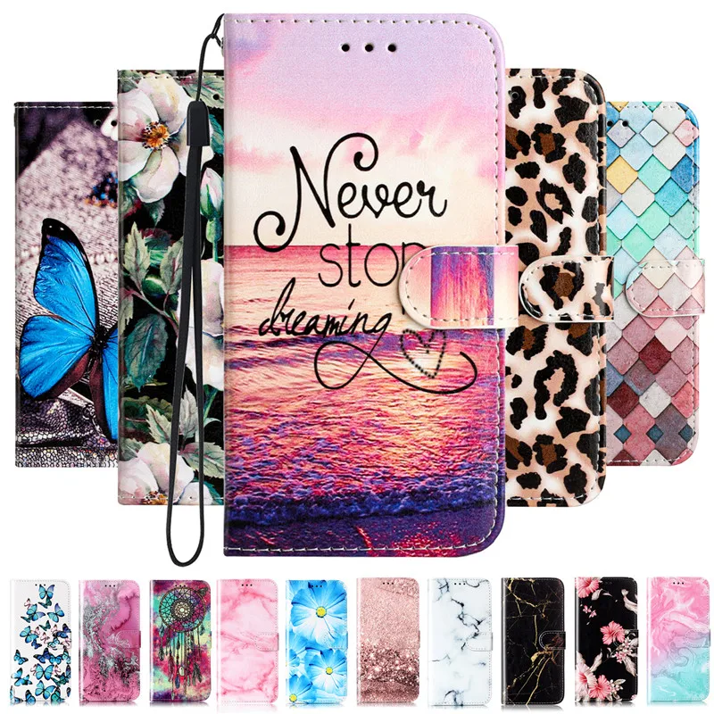 For Huawei P Smart 2020 Fashion Leather Flip Case For Huawei P Smart 2020 Huawei P Smart Z STK-LX1 Cases Capa Wallet Cover Coque