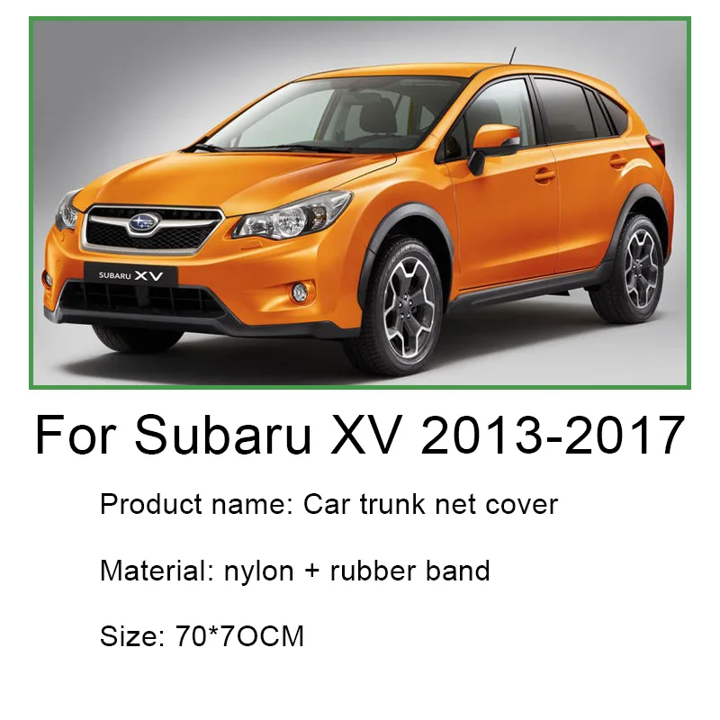 Trunk Net for Subaru XV Crosstrek 2013 2014 2015 2016 2017 GP Car Rear Cargo Storage Net Mesh Luggage Elastic Accessorie Parts