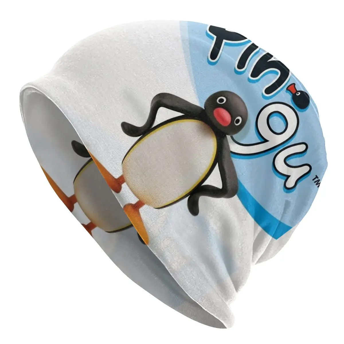 

Шапка Pingu в виде пингвина для мужчин и женщин, лыжная шапка для велоспорта, двухслойная тканевая шапка