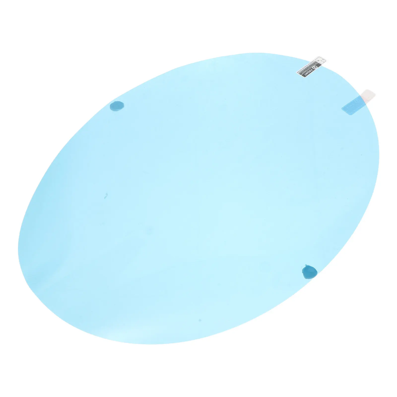 12.6x9.5 Inch Anti-Fog Shower Mirror Film Waterproof Self-Adhesive Mirror Protective Film for Bathroom Hotel Vanity Fogless