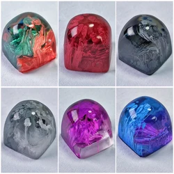 Personality Handmade Keycap For Cherry Mx Switch Gamer Mechanical Backlit Keyboard DOM Keycaps Replace Artisan Resin RGB Keycaps