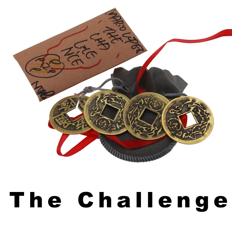 The Challenge by Mario & Paco Lopez Magic Tricks Gimmick Props Stage Close Up Magia Coin Magie Mentalism Illusion Magica