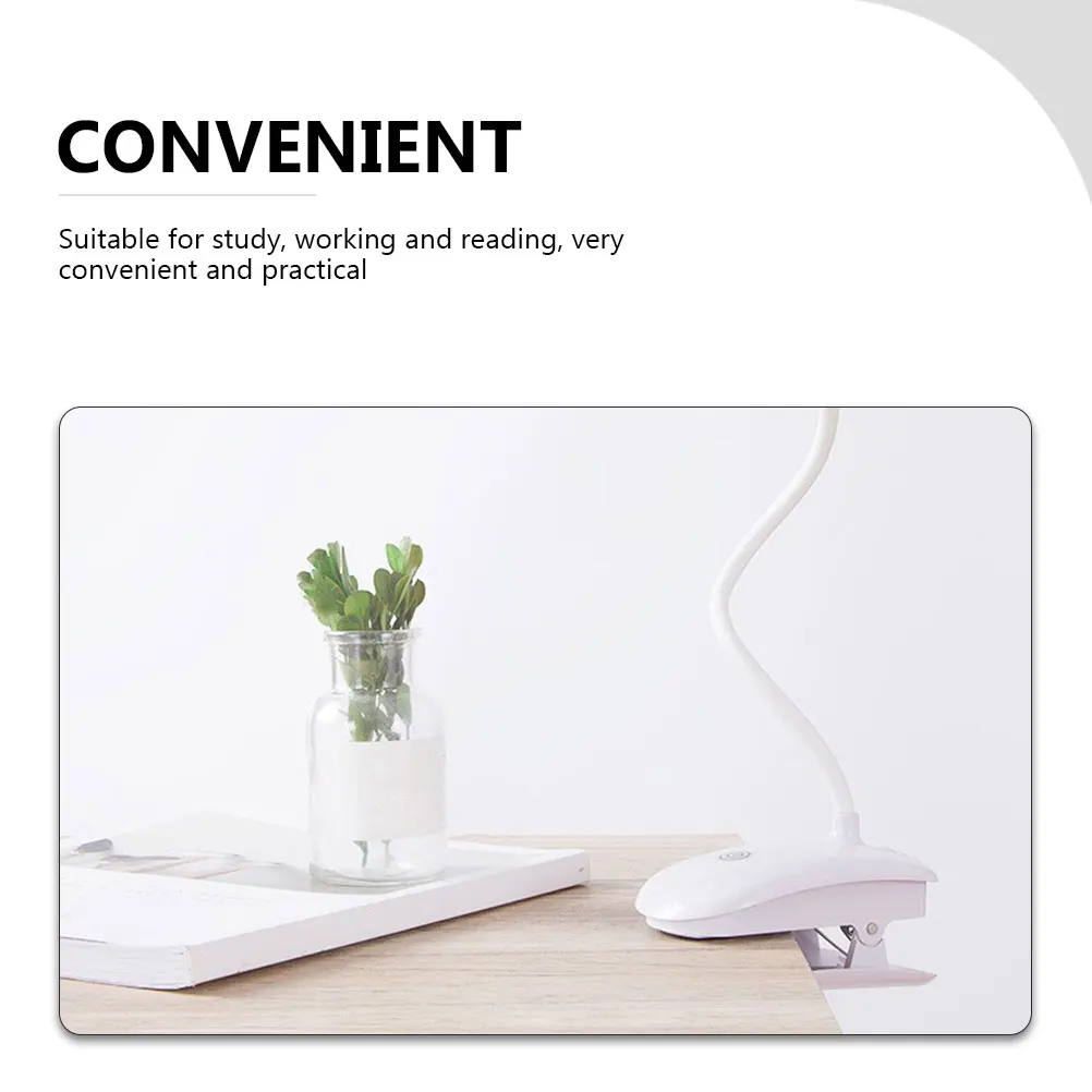 

1 set 1 Set Usb Rechargeable Clip Lamp Eye Protection Led Light Foldable Bedside Lamp For Reading Studying Night Use