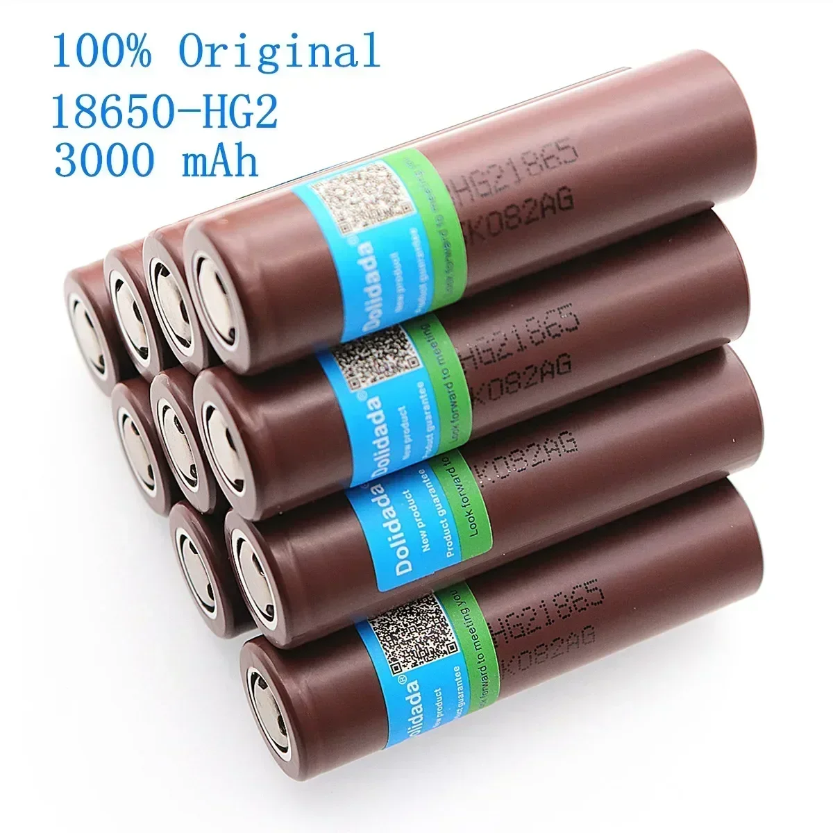 AAA  New Dolidada 100% Original 18650 Battery HG2 3000 Mah 3,7 V Rechargeable Battery for  HG2 18650 Lithium Battery 3000 Mah