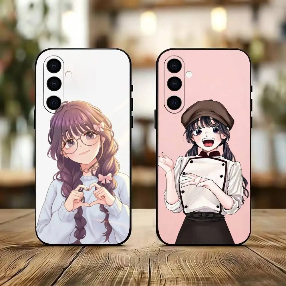 Kaoruko W-Waguri  Phone Case For Samsung Galaxy A73,A72,A71,A70,A53,A52,A51,Others Soft Black Cover