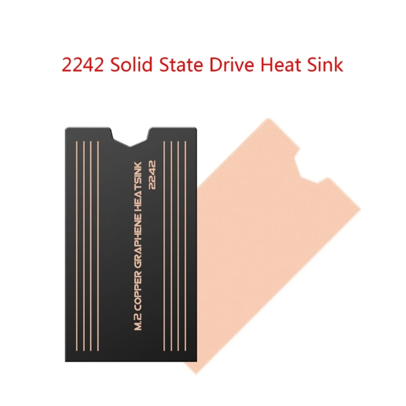 Effective 2242 SSD Heat Sink Heat Dissipation Solution for 2242 SSD Graphene Cooling Vest Easy Installation Cooling