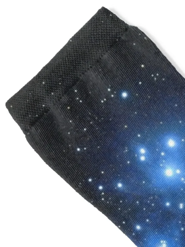 Blue Cosmic Star Galaxy Socks bright garter designer brand Socks Girl Men's