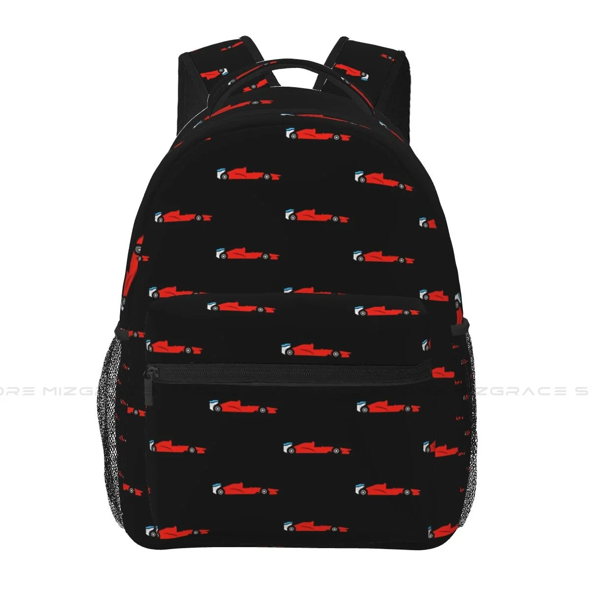 Racing Car Students School Bags Boy Girl Fashion Teens Books Backpack Soft Rucksack Unisex