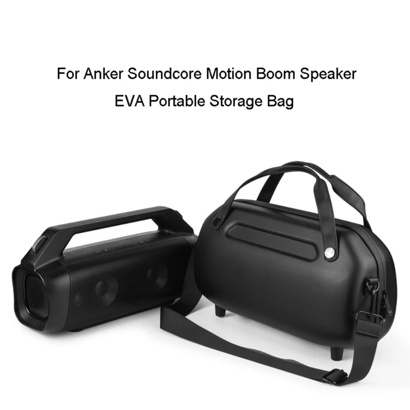 

Portable Hard Case Black Carrying Storage Bag for Anker Soundcore Motion Boom Speaker for Travel Home Office, Case Only 896C