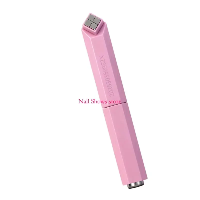 أداة تصميم الأظافر المغناطيسية E0BC ABS متعددة الوظائف لتأثيرات المانيكير الفنية