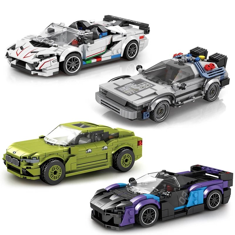 

Reobrix спортивный автомобиль родстер 1:24 модель строительные блоки набор имитация внешнего вида головоломка сборка орнамент игрушка в подарок для детей