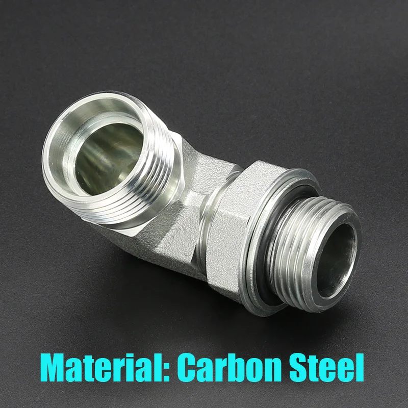 Metric Thread Right Angle Adjustable Ferrule Hydraulic Joint Seal Fittings Transition Joint Oil Connector Accessories Fittings