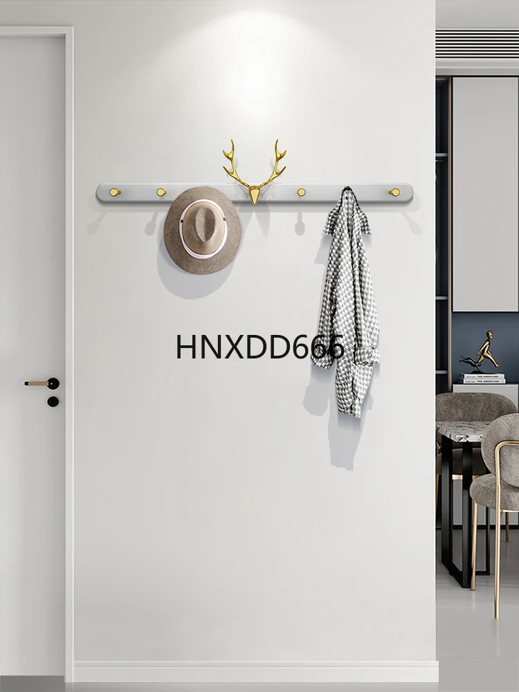 

No punching, clothes hooks after entering the door