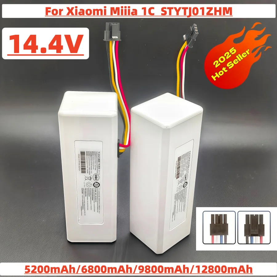 

superior for Xiaomi Robot Battery1C P1904-4S1P-MM Mijia Mi Vacuum Cleaner Sweeping Mopping Robot Backup Battery 5.2Ah-12.8Ah