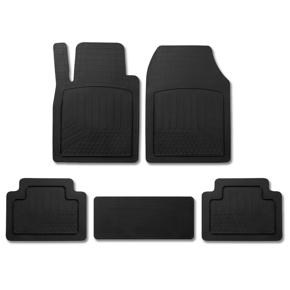 

Semi-Custom fit Floor Mats Liner All Weather for Hyundai 3D Black Waterproof 5x United States