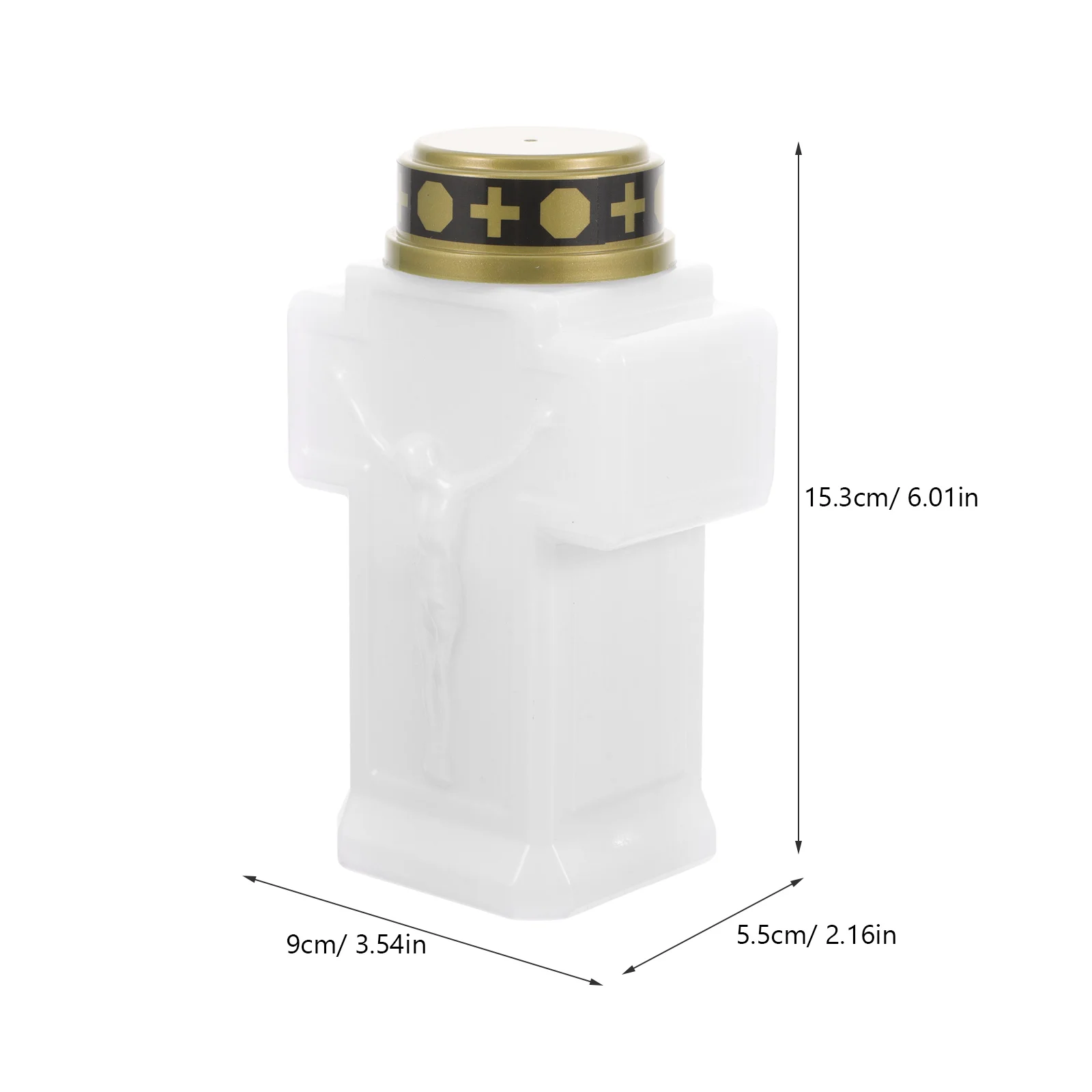 Electric Light Flameless Operated Waterproof For Garden Cemetery Outdoor Decorative Led Grave Lamp
