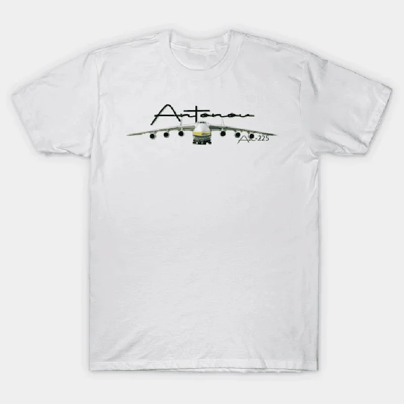 Ukraine Antonov An 225 “Mriya” Transport Aircraft T Shirt. High Quality Cotton, Breathable Top, Loose Casual Mens T-shirt S-3XL