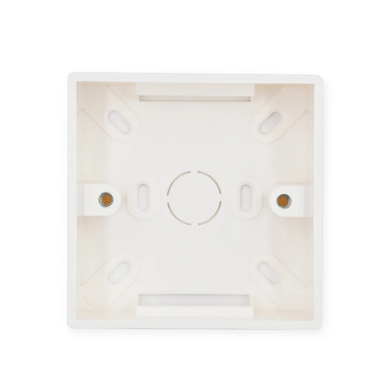 5 pcs High Quality External Mounting Wall Mount Junction Box 86*86*38mm Thickened for 86 Type Standard Switches and Sockets