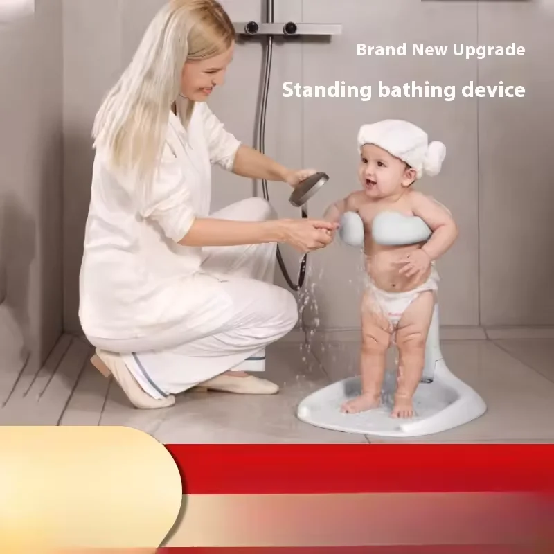 

baby standing bath artifact foldable infant and child bath frame bath basin table butt washing artifact