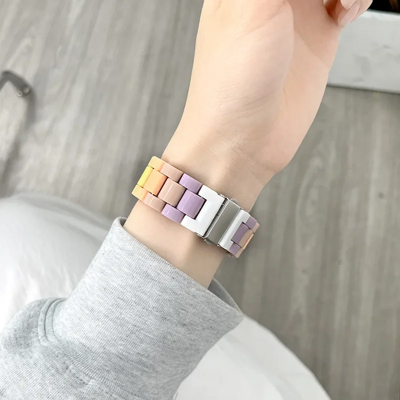 جديد الخريف كاندي قوس قزح حزام لساعة أبل الترا 49 مللي متر 40/41 مللي متر معصمه متوافق مع سلسلة IWatch 10 42 مللي متر 987654 SE