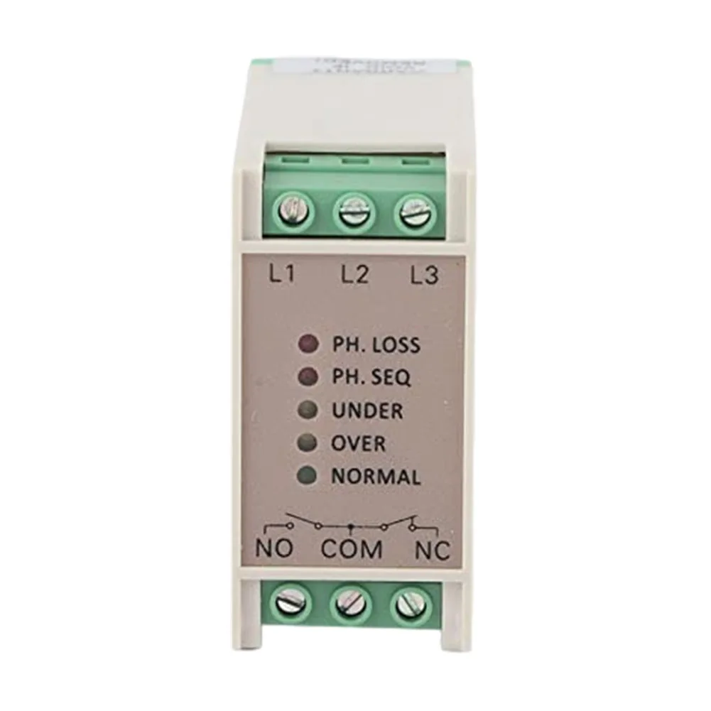 3 Phase Din Rail Voltage Monitoring Relay Under Over Voltage Protector Sequence- Protection Relay JVR-380 JVR-220 JVR-440