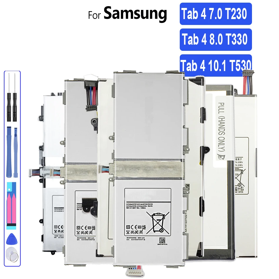 Battery For Samsung GALAXY Tab 4 7.0 8.0 10.1 tab4 SM T530 T531 T535 T330 T331 T335 T230 T231 T235 SM-T530 SM-T535