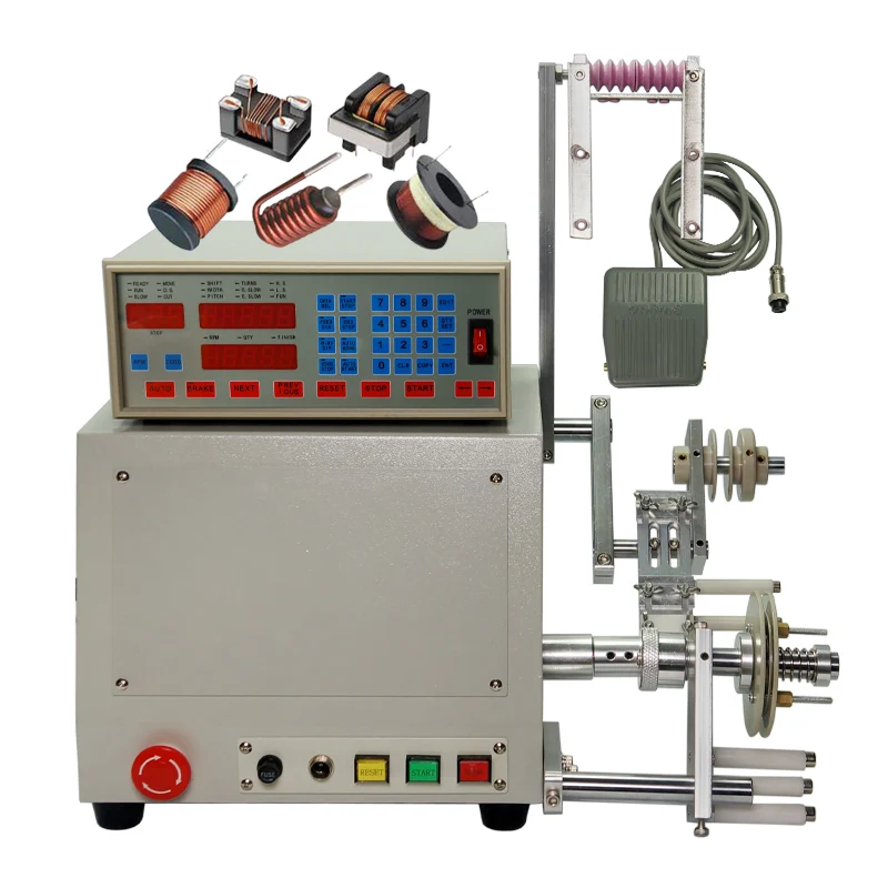 

LY 810 Wire Winder New Computer C Automatic Coil Wire Winding Machine for 0.03-1.2mm Wire 220V/110V 400W Work Speed 6000r/min