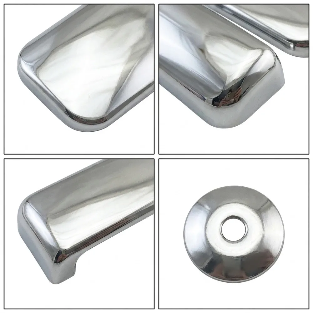 Exterior Door Handle Trim Cover For Ford Transit MK6 MK7 2000 2014 Chrome Finish ABS Plastic for 4 Handles Plus 1 Lock Cover Set