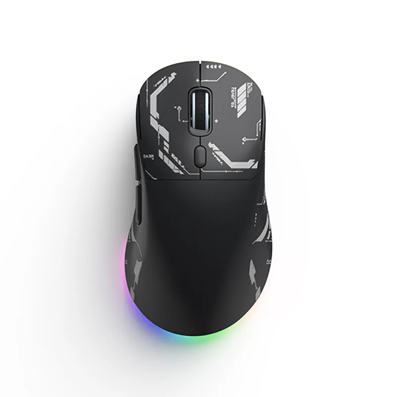 Dual Mode Rechargeable Wireless Bluetooth Mouse Low Quiet Click Compatible with Desktop PC and Notebook Computer