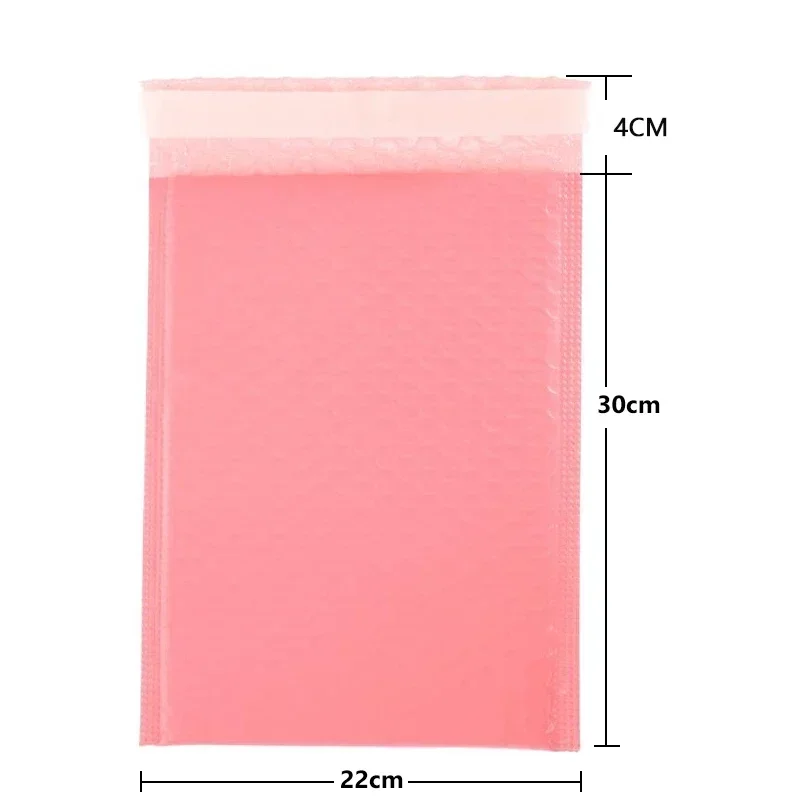 20Pcs Pink Bubble Envelope Bags Self Seal Mailers Padded Shipping Envelopes With Bubble Mailing Bag Shipping Gift Packages