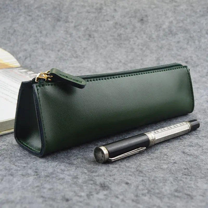 New Simple Large Capacity Pencil Bag Niche Business Office Storage Bag Junior High School Students Bag Boy Korean Stationery