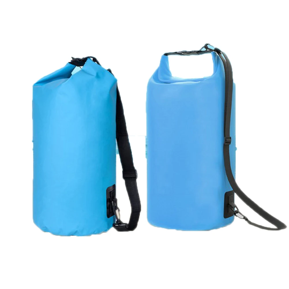 

20L Waterproof Bag Outdoor Camping PVC Dry Bucket Beach Backpack Storage Kayaking Rafting Fishing Trekking Hiking Personal