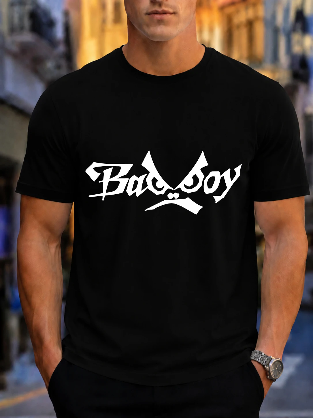 Street Fashion For Boy - Koszulka męska 2026, nowa, 100% bawełna,
