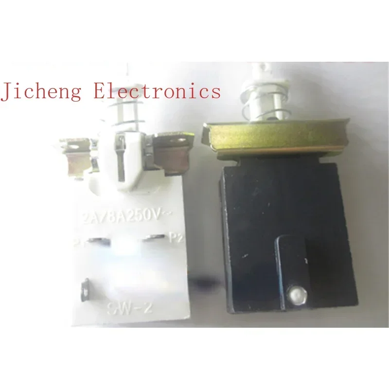 10PCS Discharge Enclosure Power Switch 2A/8A/ 250V Self-locking With Spring  Lock
