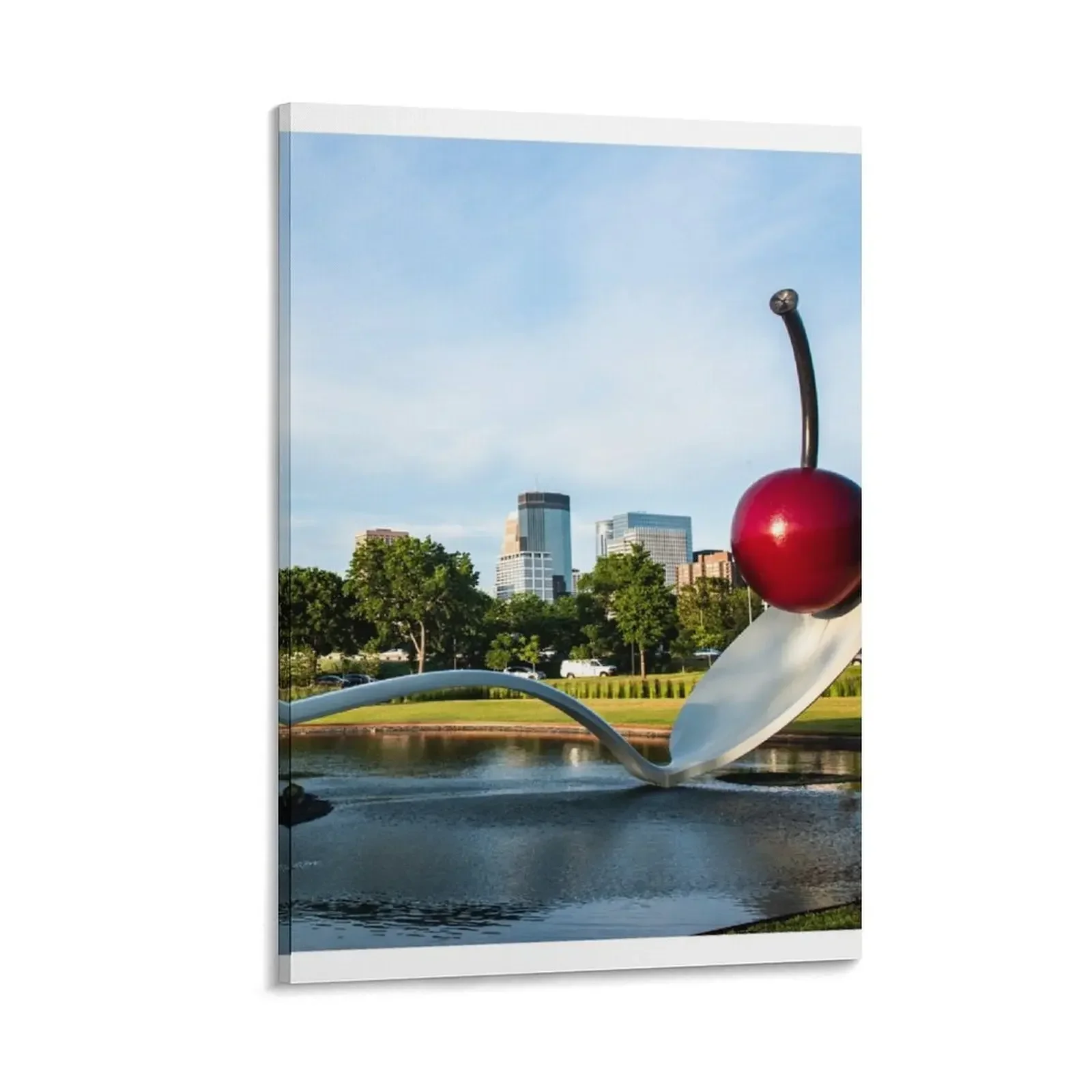 

Spoonbridge and Cherry sculpture Canvas Painting Decorative picture room decorations for girls house decorations
