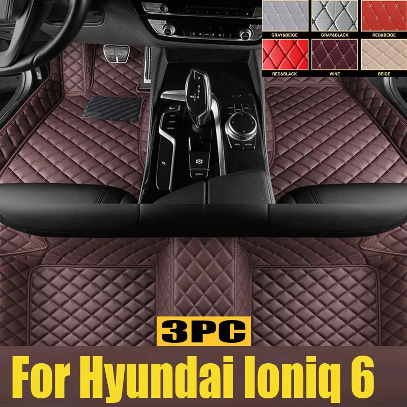 

Car Trunk Storage Mats For Hyundai Ioniq 6 2022 2023 2024 5Seat TPE Dirt-resistant Rear Trunk Pads Cover Carpet Auto trunk mat