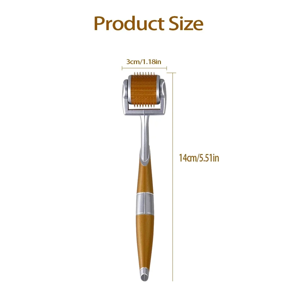 1P 0,2/0,25/0,3mm ZGTS 192 Titan-Mikronadeln Derma-Roller Hautmassage für Haarwuchs, Falten- und Narbenentfernung, Hautstraffung – Detail 4