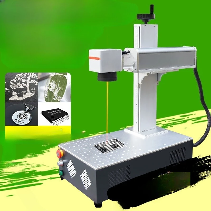 Small automatic portable metal lettering, coding and engraving machine