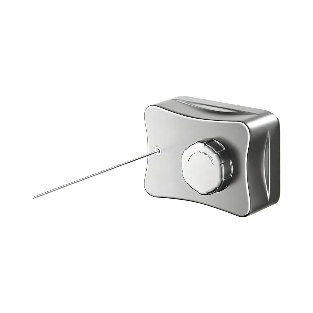 Stainless Steel Retractable Wall‑Mounted Clothesline, Space‑Saving Retracting Drying Rack For Balcony And Bathroom Household Use