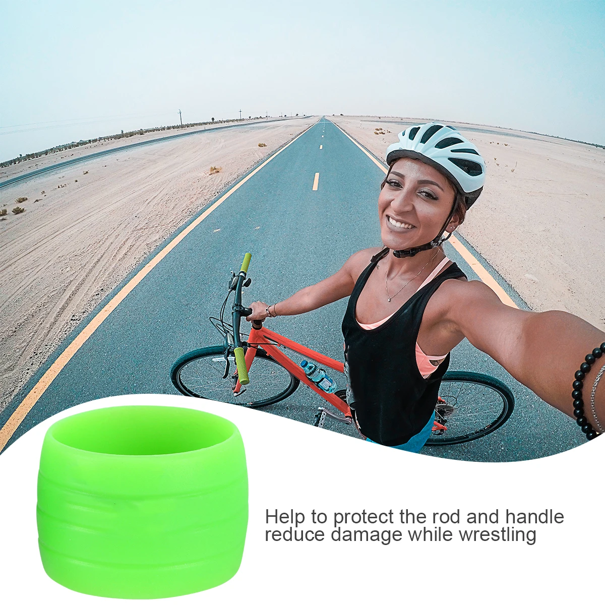 

Anti-Slip Handlebar Grip Bike Handlebar Fixed Ring Wrap Fixed Ring Protective Sleeve For Road Mountain Bike
