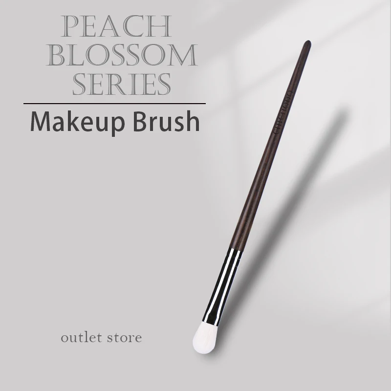 CHICHODO Makeup Brushes-Peach Blossom Series-Professional Eye Shadow Soft White Fibrous Hair Single Professional Make Up Brush